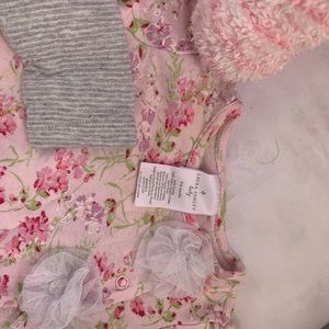 Summer spring girl 3 month lot pink flowers onzie